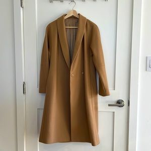 & Other Stories Camel Tan Long Wool Coat (Brand New, Never Worn)